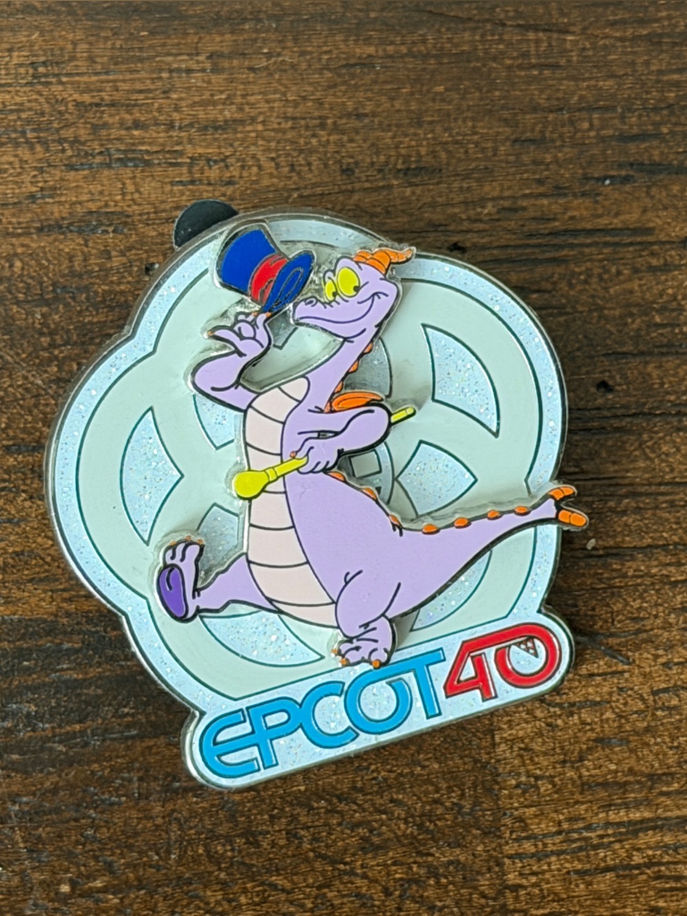 Disney Figment EPCOT 40 Collectible Pin - Lavender, Teal, Red, Blue